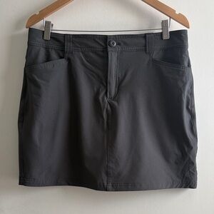 Eddie Bauer Women's Dark Gray Adventurer Skirt/Skort SZ 10